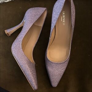 LK Bennett Lavender Sparkle Heels
